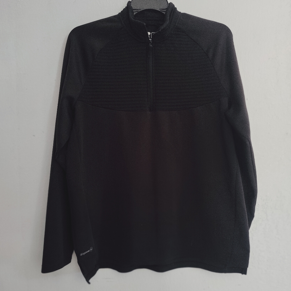 Russell Athletic Black Zip-Up Sweater